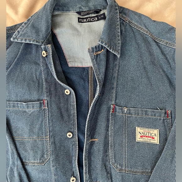 Vintage Nautica Men’s denim shirt, size L - Picture 2 of 7